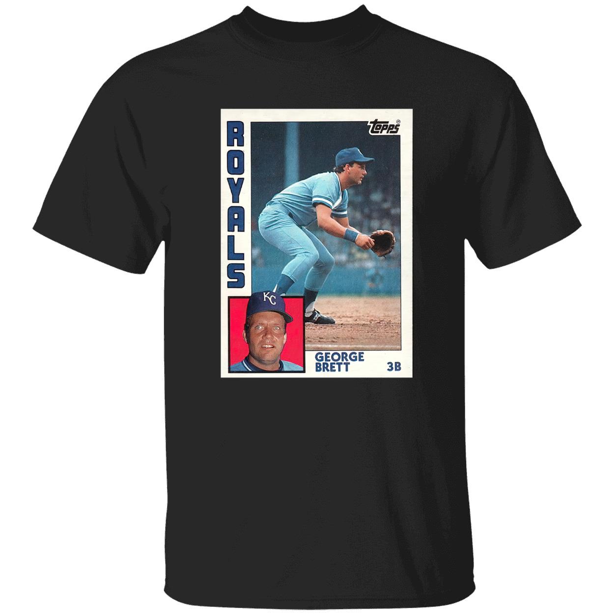 1984 Topps Baseball George Brett Royals Shirt 1984 Topps Baseball George Brett Royals Shirt