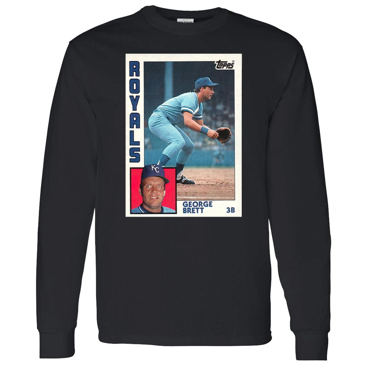 1984 Topps Baseball George Brett Royals Shirt 1984 Topps Baseball George Brett Royals Shirt