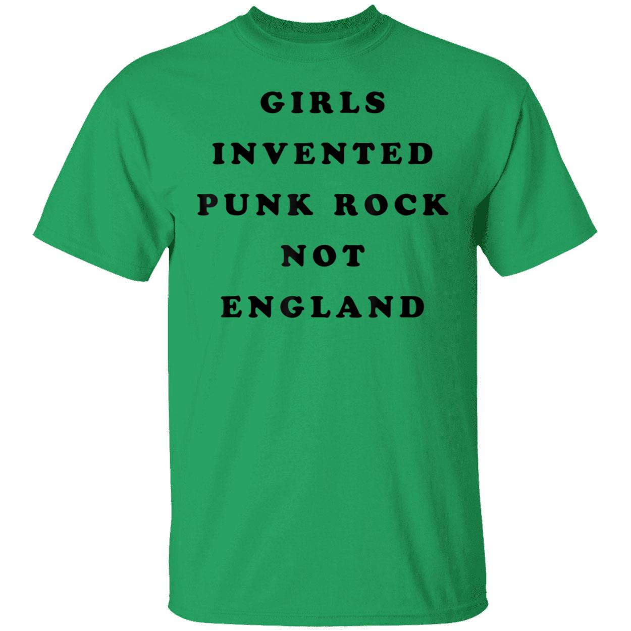 Girls Invented Punk Rock England Shirt
