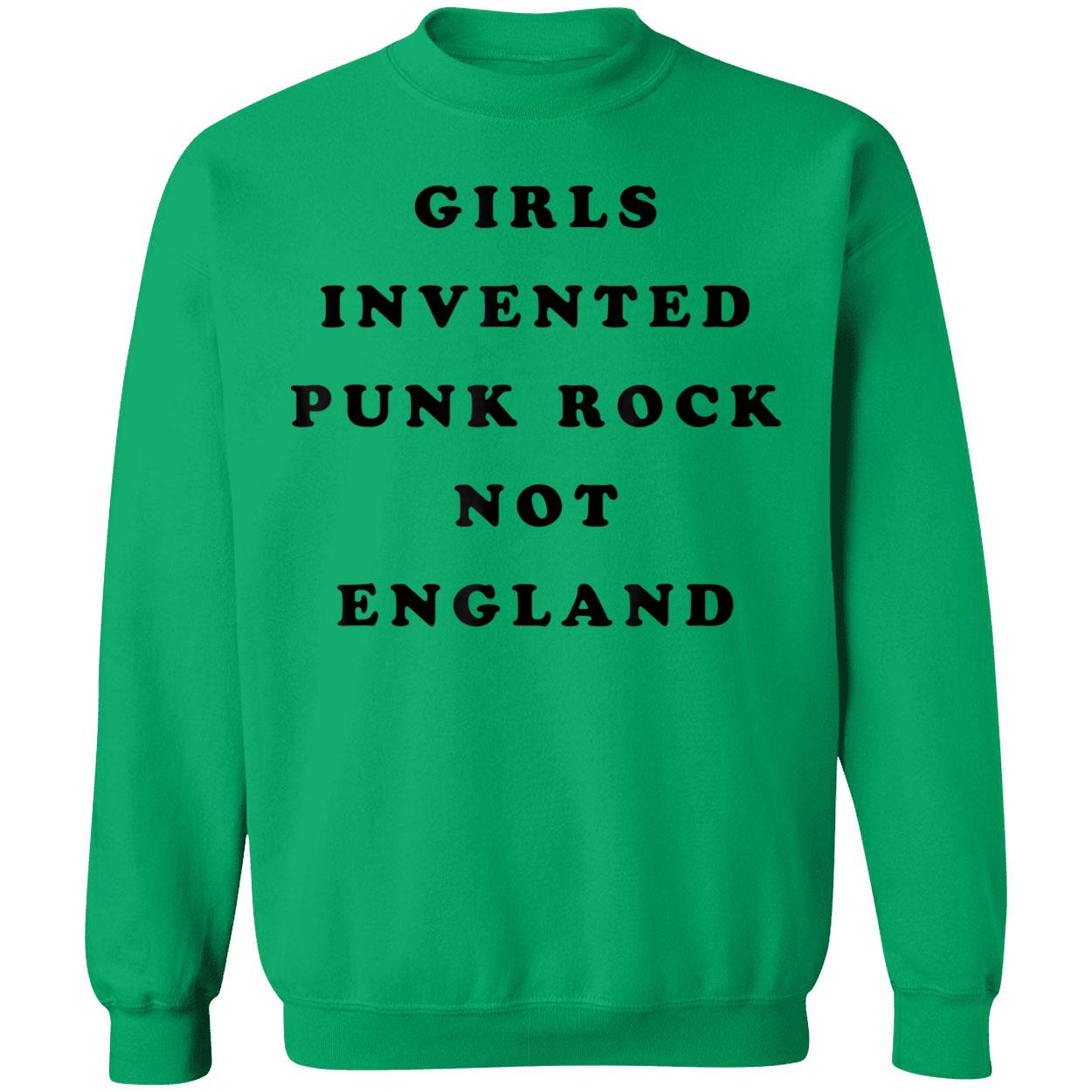 Girls Invented Punk Rock England Shirt Girls Invented Punk Rock England Shirt