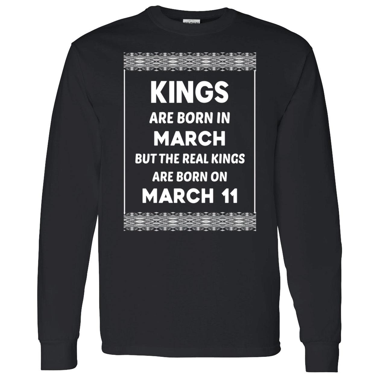 Birthday King White March 11 11Th Shirt Birthday King White March 11 11Th Shirt