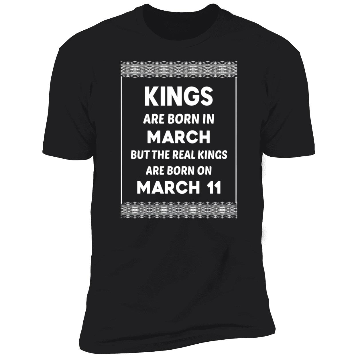 Birthday King White March 11 11Th Shirt Birthday King White March 11 11Th Shirt