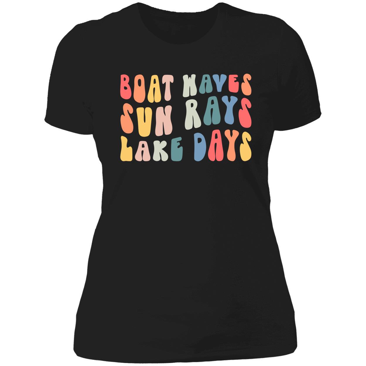 Boat Waves Sun Rays Lake Days Sweatshirt Boat Waves Sun Rays Lake Days Sweatshirt