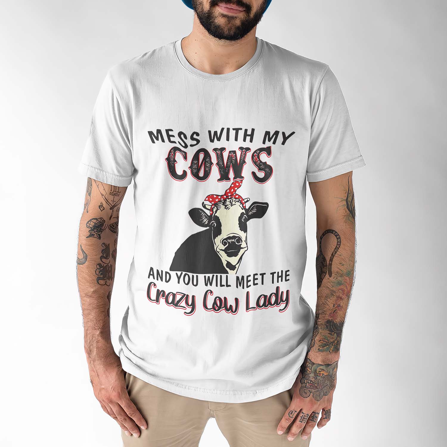 Mess With My Cows And You’Ll Meet The Crazy Cow Lady Shirt