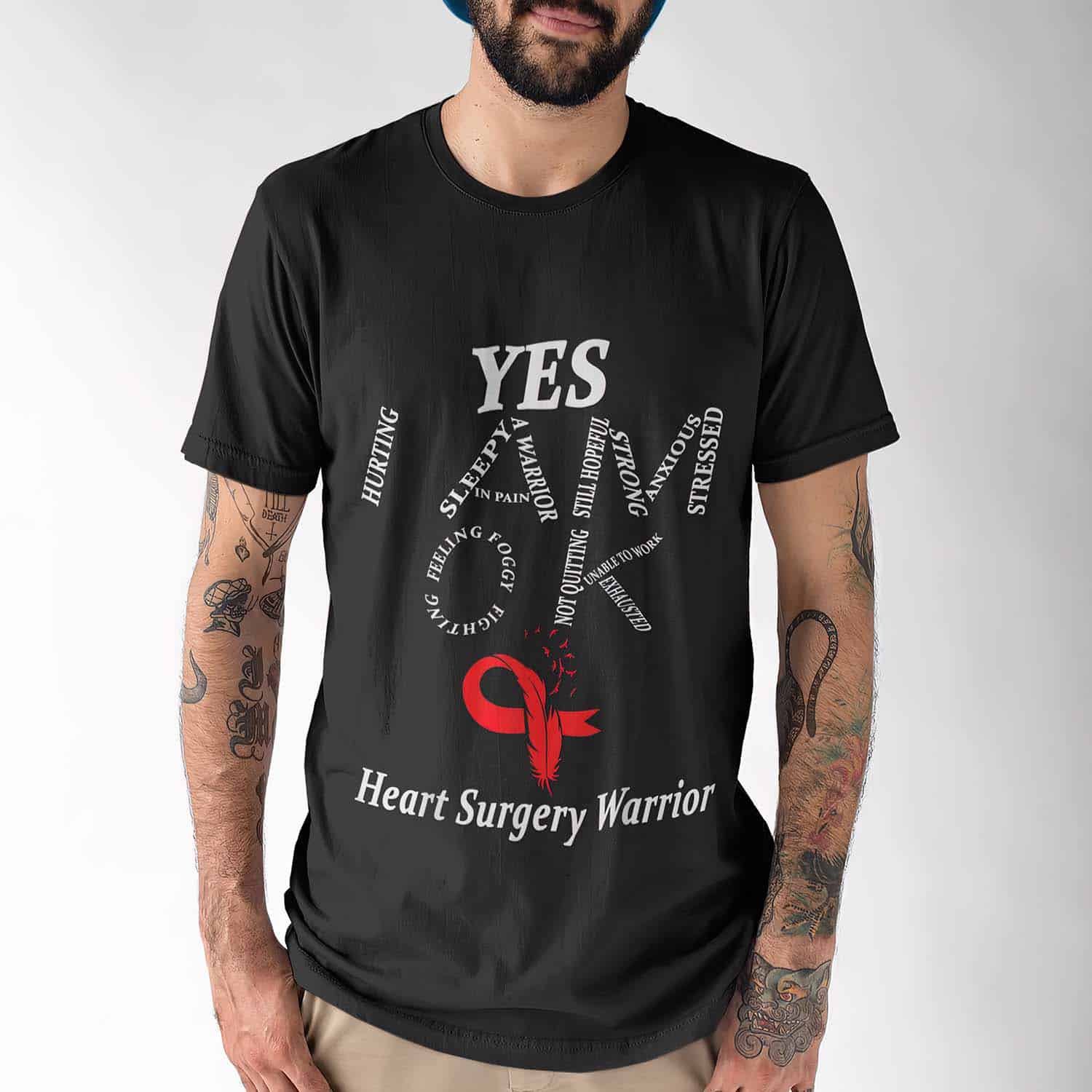 Yes I Am Ok Heart Surgery Warrior Shirt Yes I Am Ok Heart Surgery Warrior Shirt