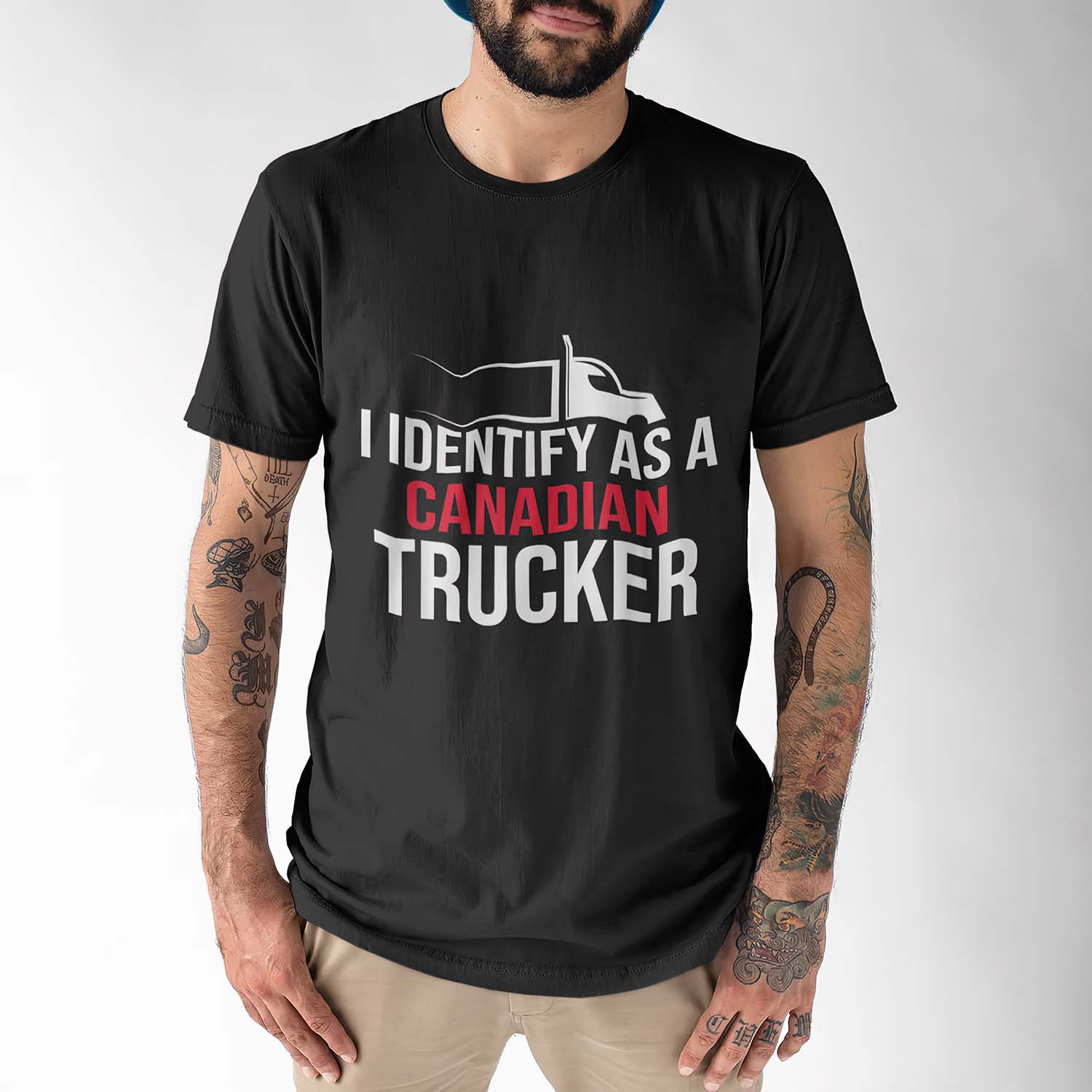 I Identify As A Canadian Trucker Shirt I Identify As A Canadian Trucker Shirt