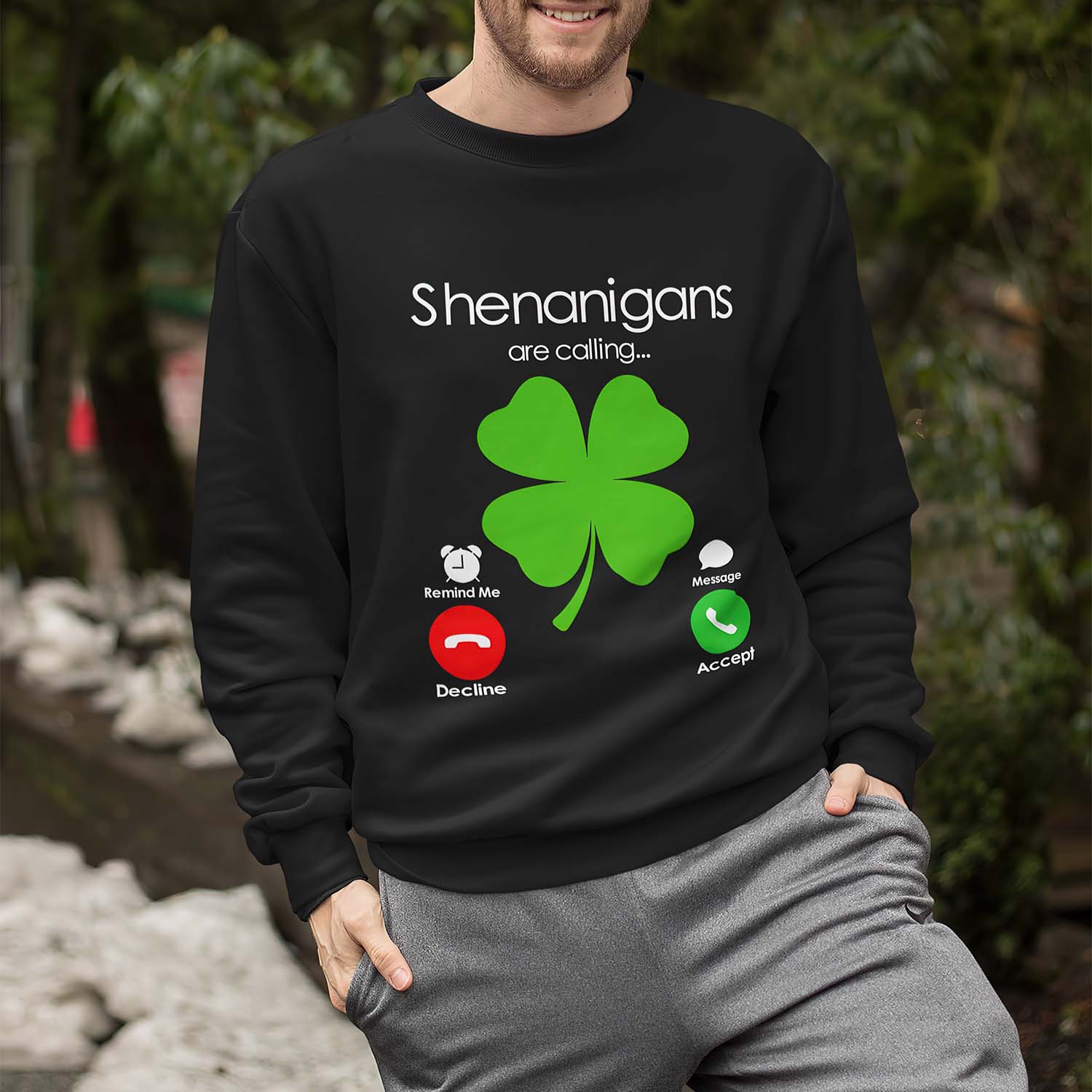 Shenanigans Are Calling St Patricks Day Sweatshirt Shenanigans Are Calling St Patricks Day Sweatshirt