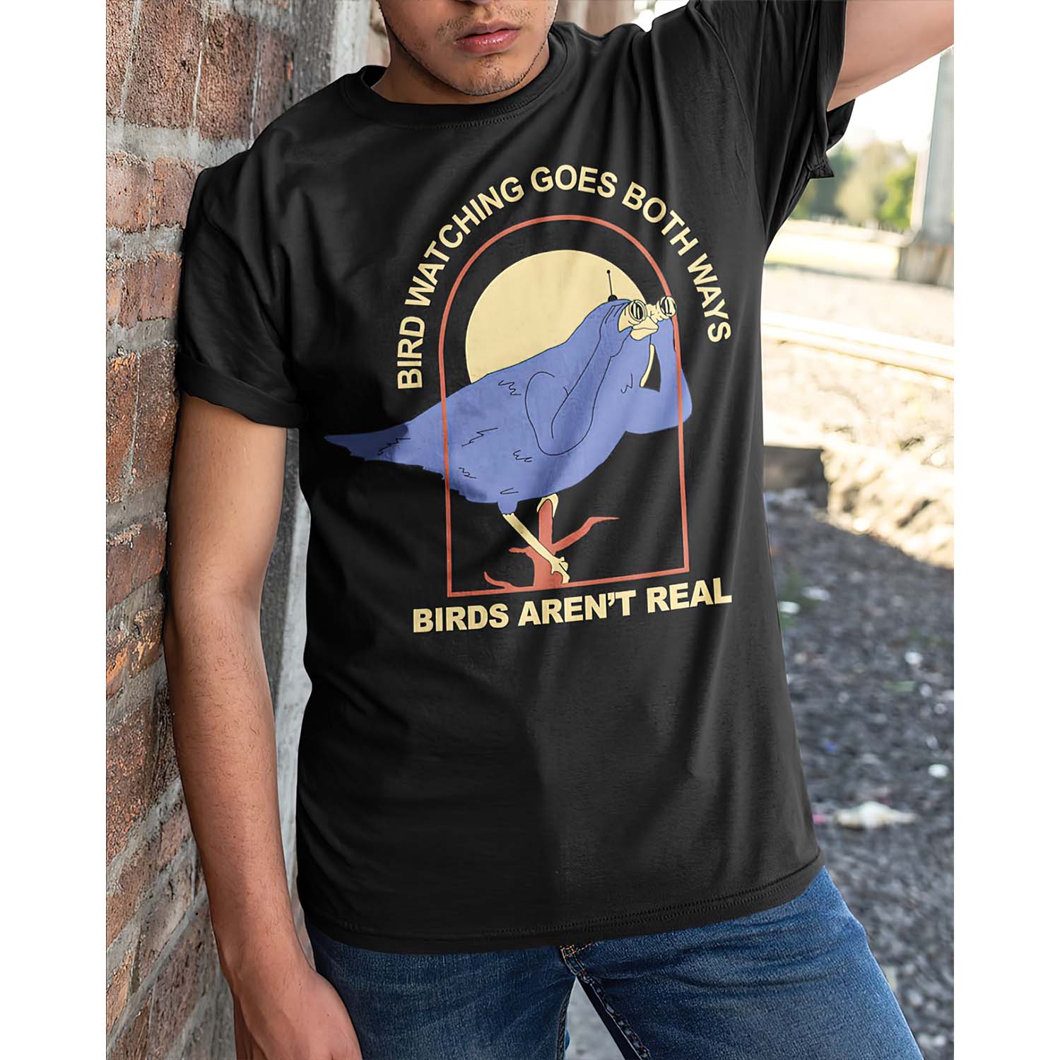 Bird Watching Goes Both Ways Birds Aren’T Real Shirt Bird Watching Goes Both Ways Birds Aren’T Real Shirt