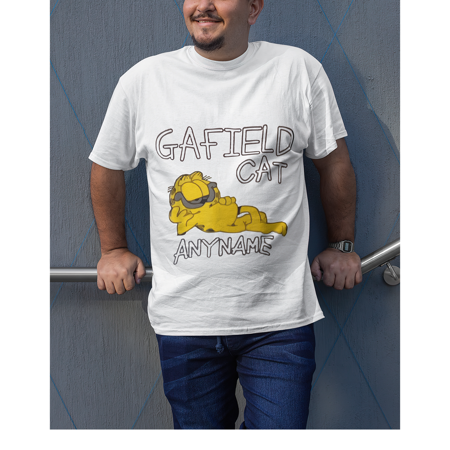 Garfield Cat Any Name Shirt Garfield Cat Any Name Shirt