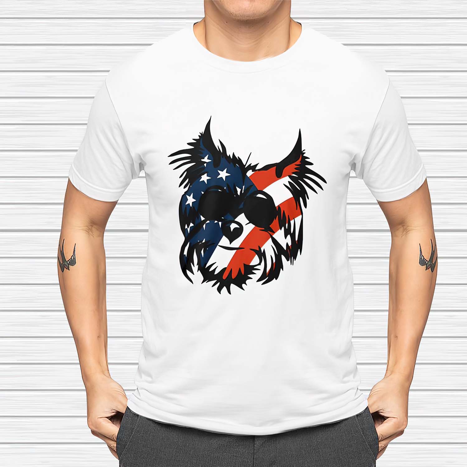 Happy 4Th July Yorkshire Terrier Shirt