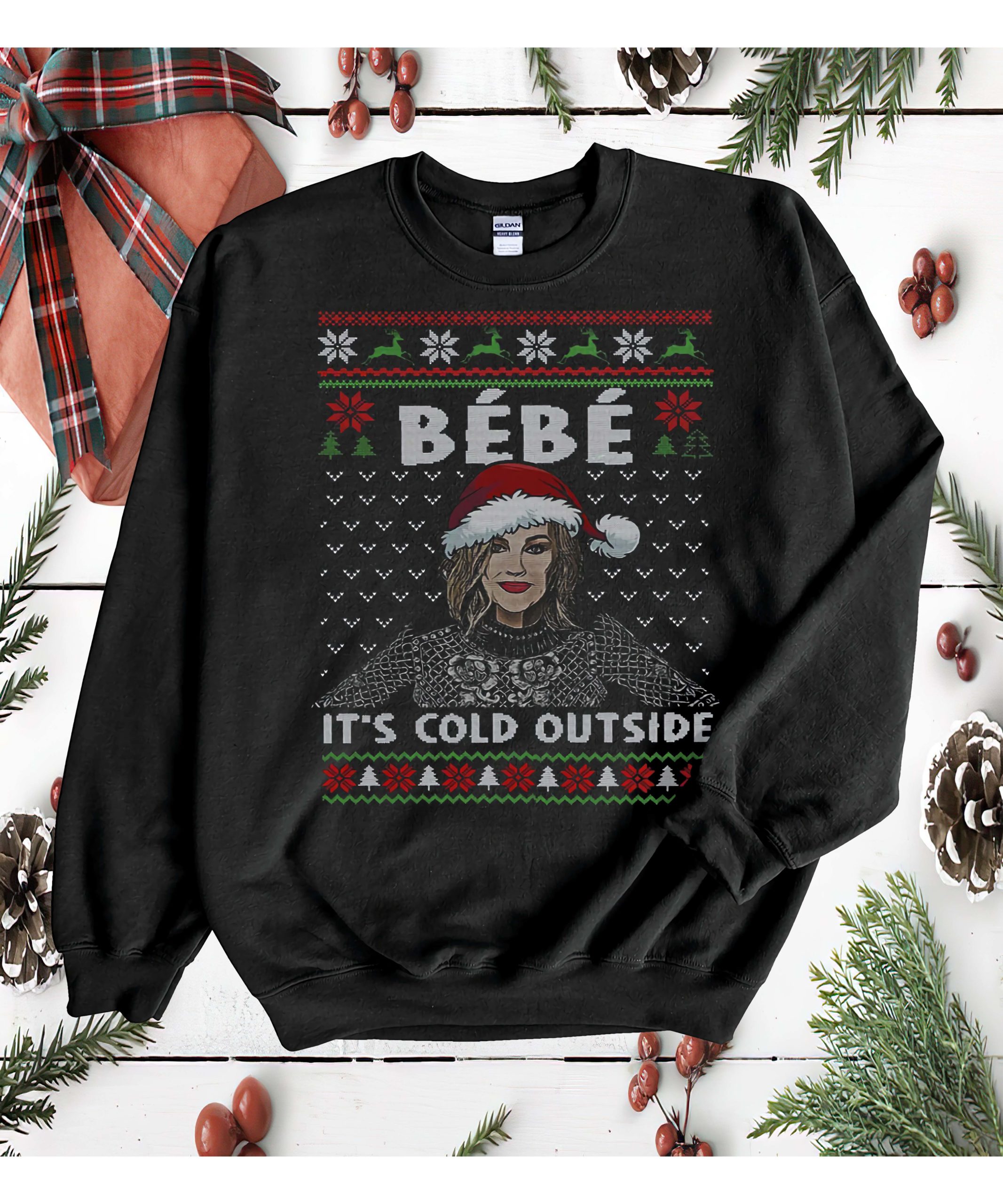 Bebe It’S Cold Outside Christmas Sweatshirt Bebe It’S Cold Outside Christmas Sweatshirt