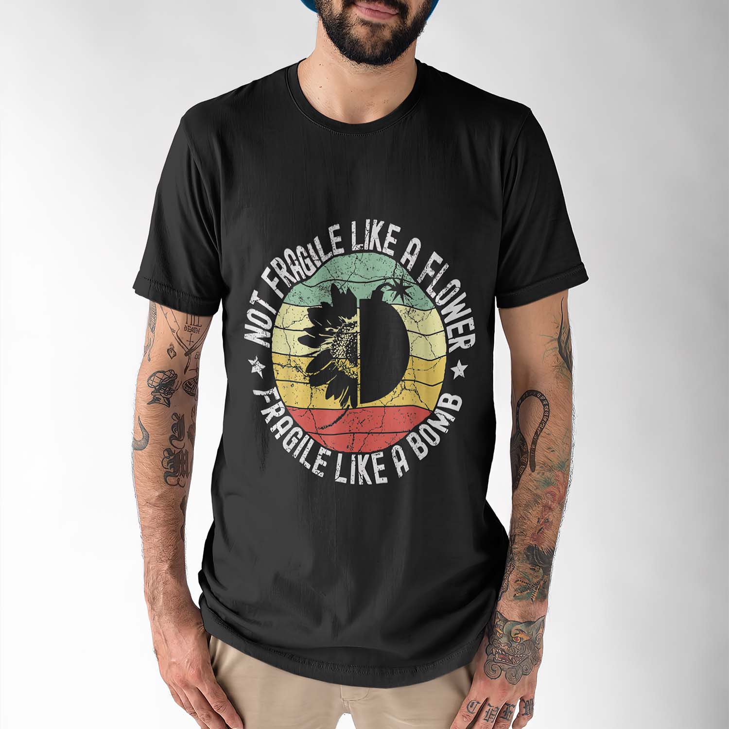 Not Fragile Like A Flower Fragile Like A Bomb Shirt