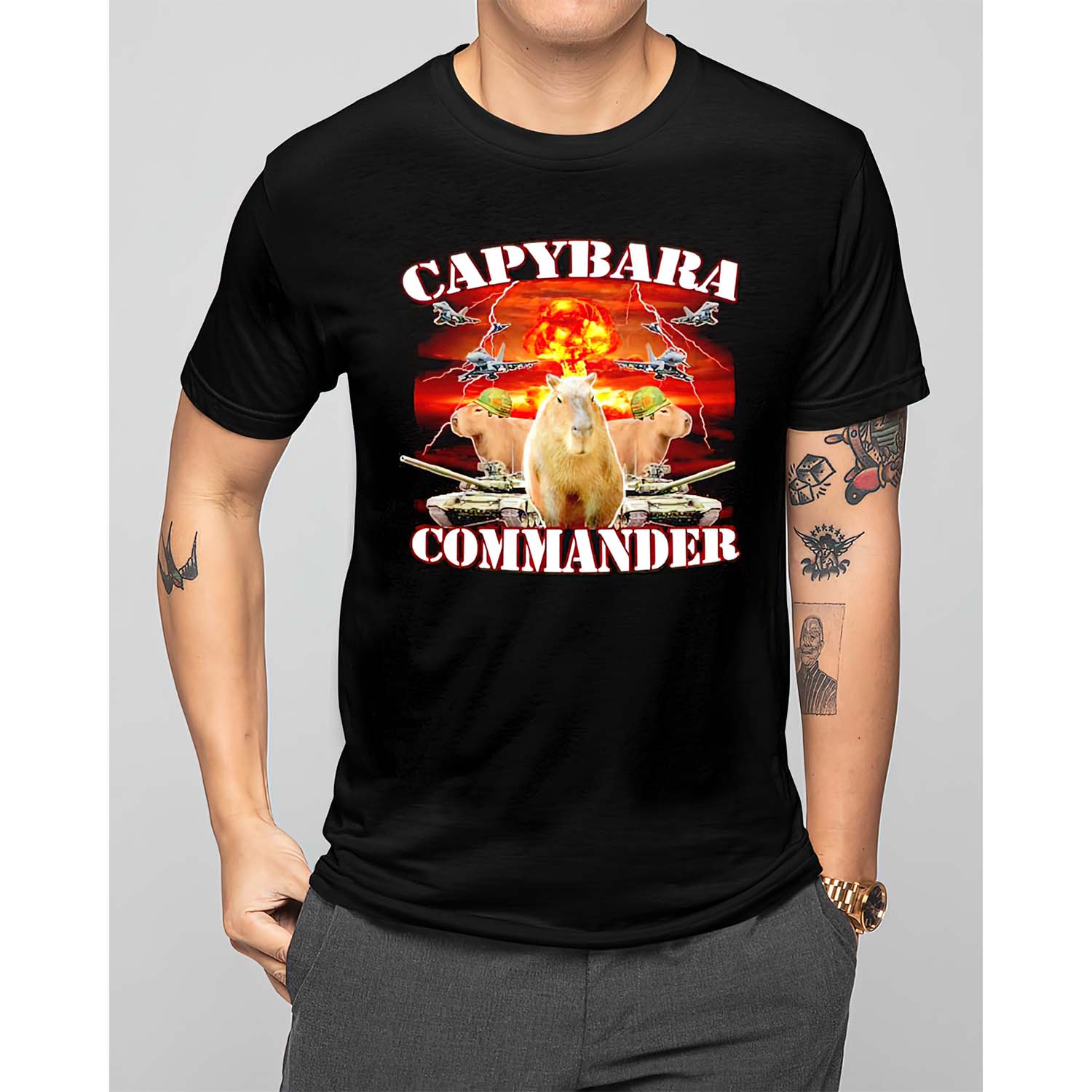 Capybara Commander Shirt Capybara Commander Shirt