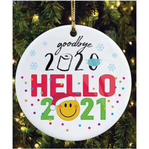Goodbye 2020 Hello 2021 Ornament