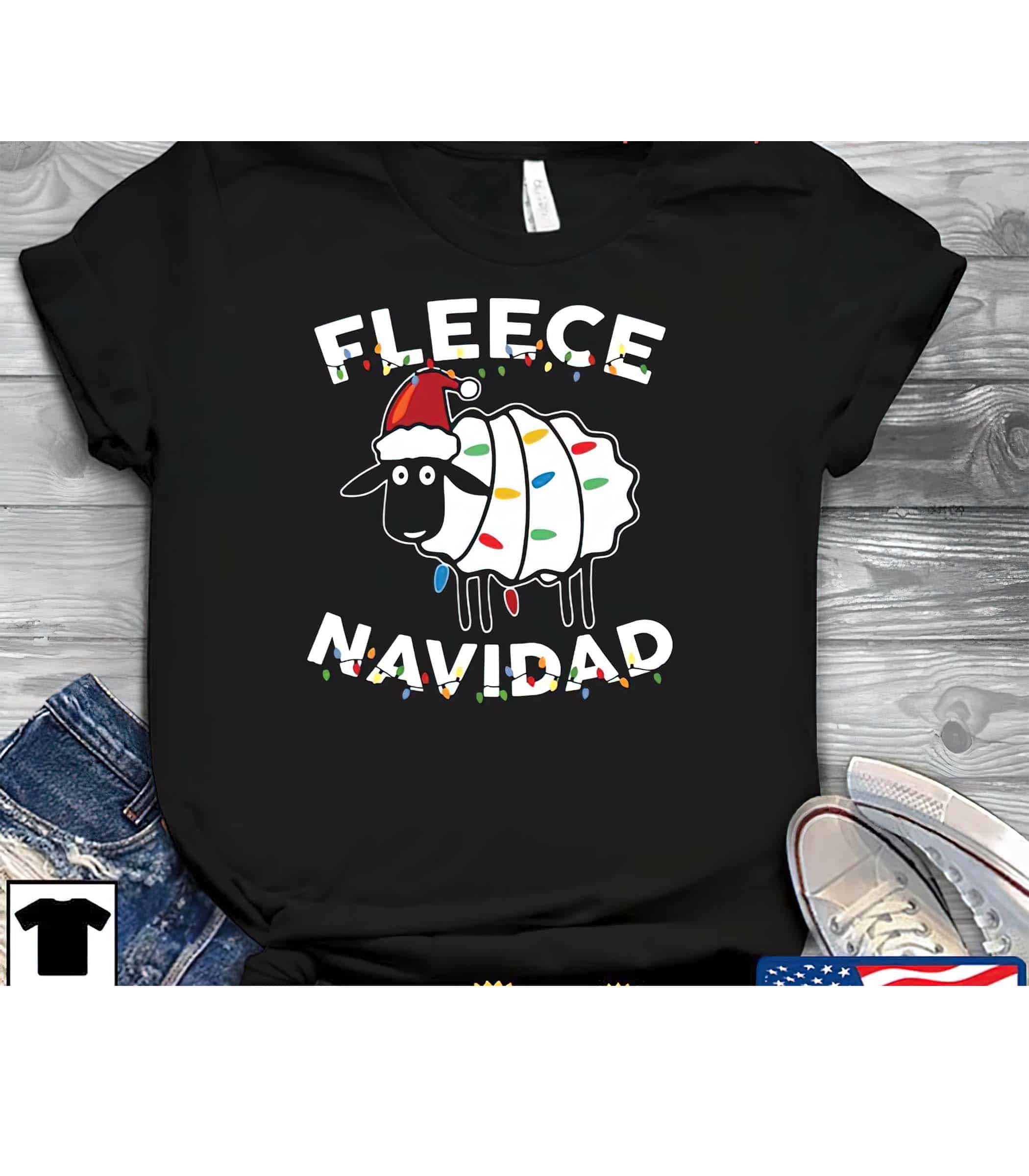 Sheep Fleece Navidad Christmas Shirt Sheep Fleece Navidad Christmas Shirt