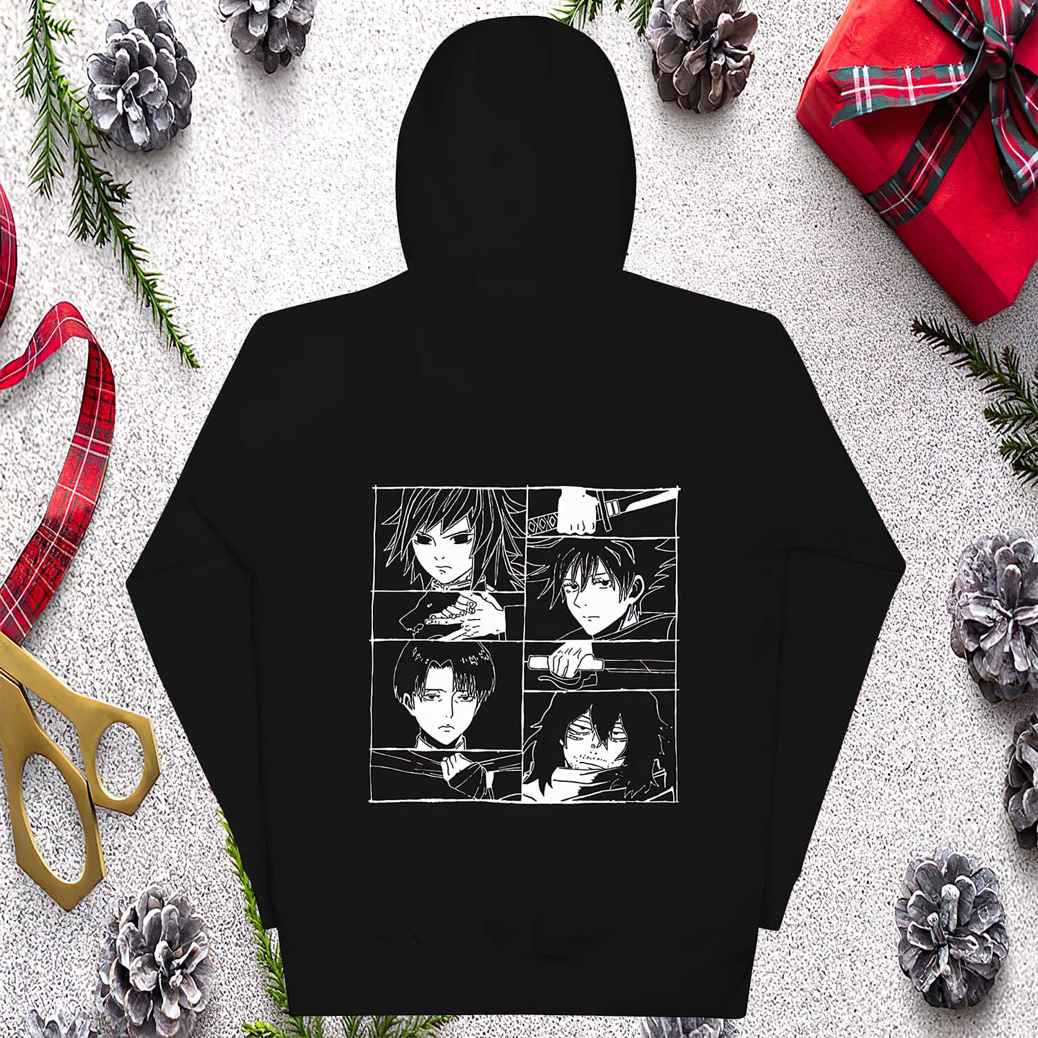 Emo Boy’S Anime Hoodie Emo Boy’S Anime Hoodie