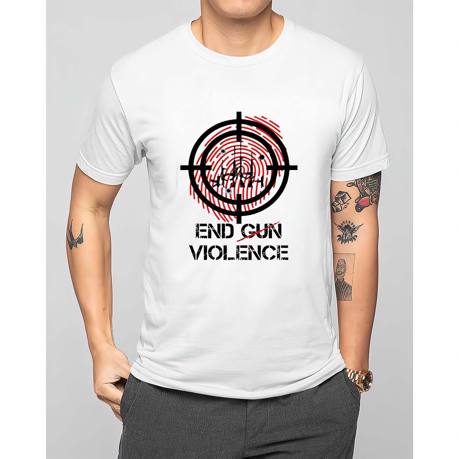 End Gun Violence Gun Control Dna Shirt