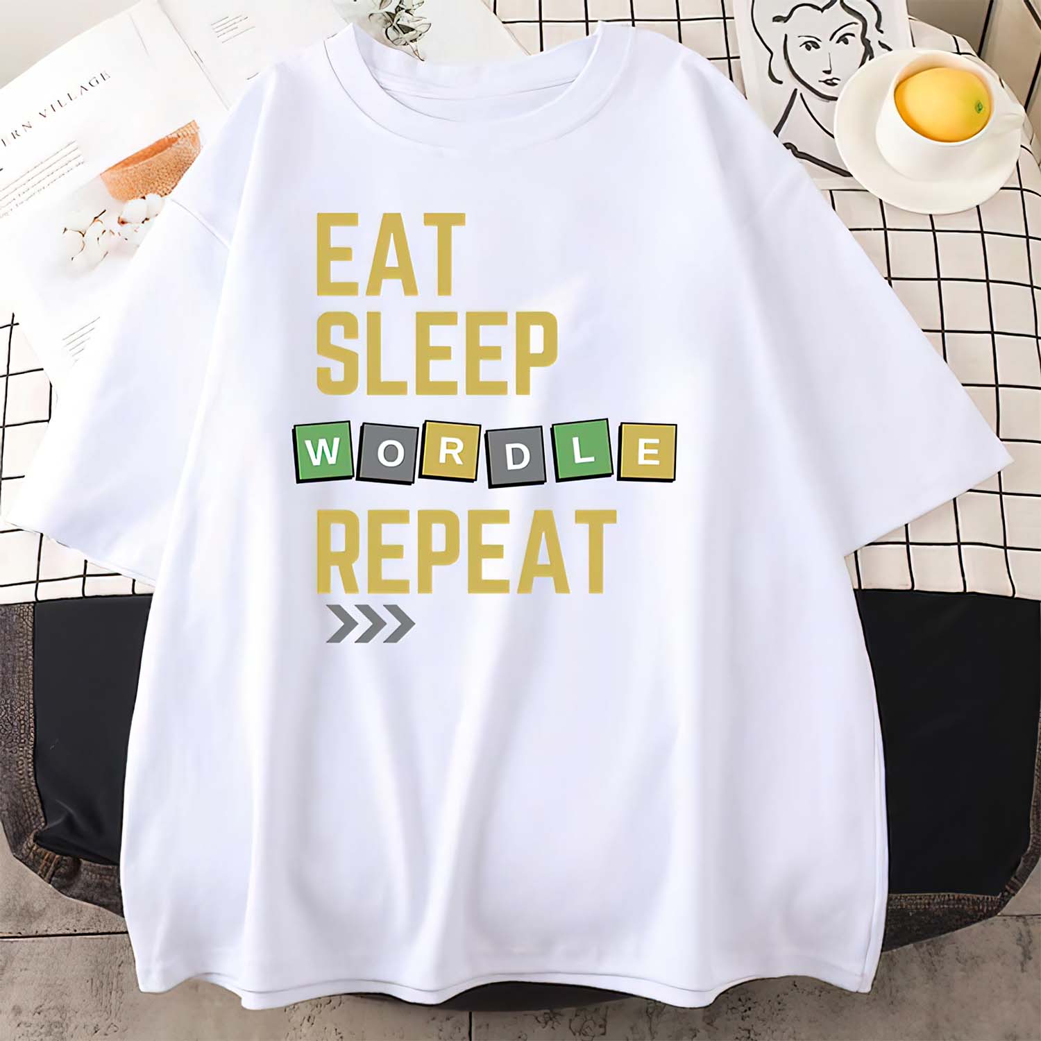 Eat Sleep Wordle Repeat Shirt Eat Sleep Wordle Repeat Shirt
