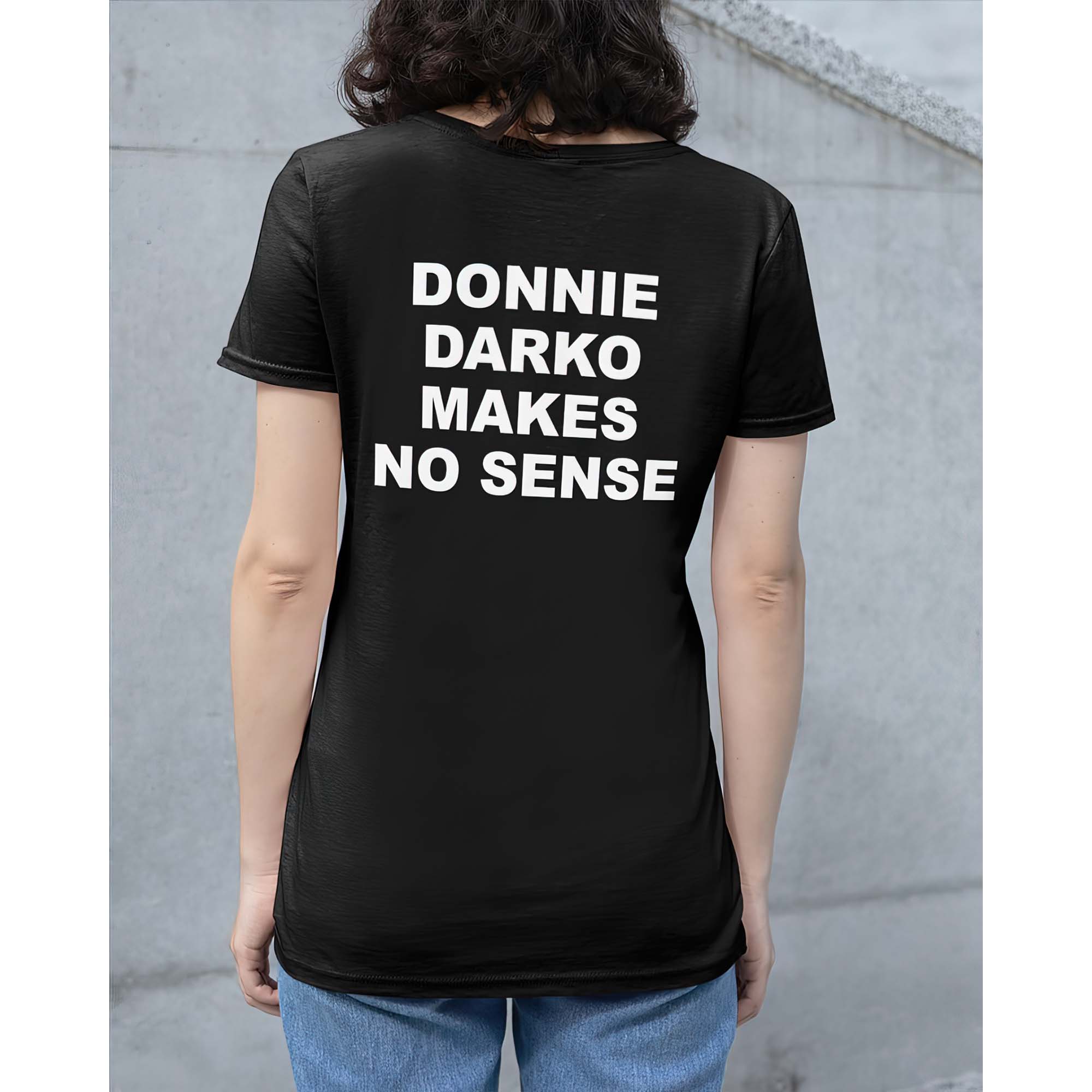 Donnie Darko Makes No Sense Back Aop Shirt Donnie Darko Makes No Sense Back Aop Shirt