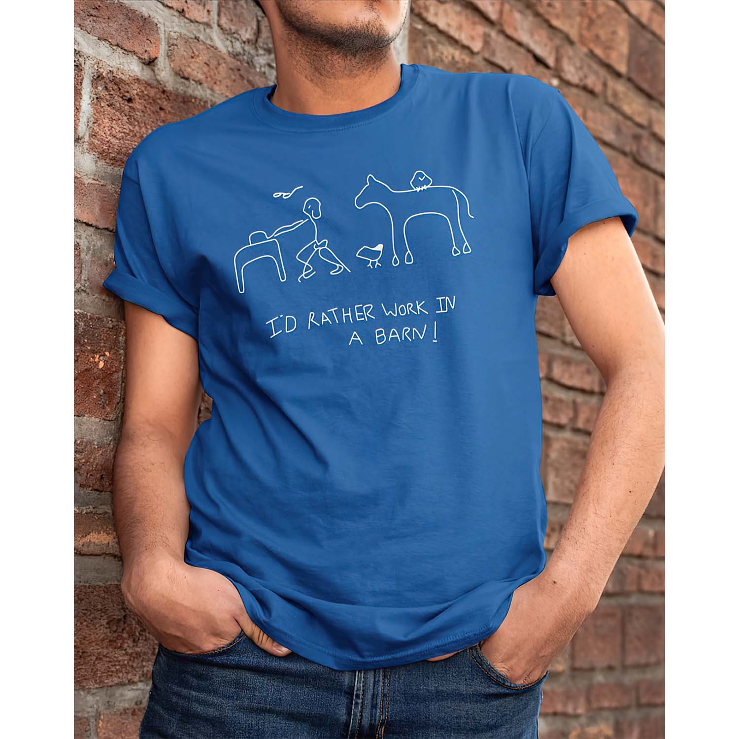 I’D Rather Work In A Barn Shirt I’D Rather Work In A Barn Shirt