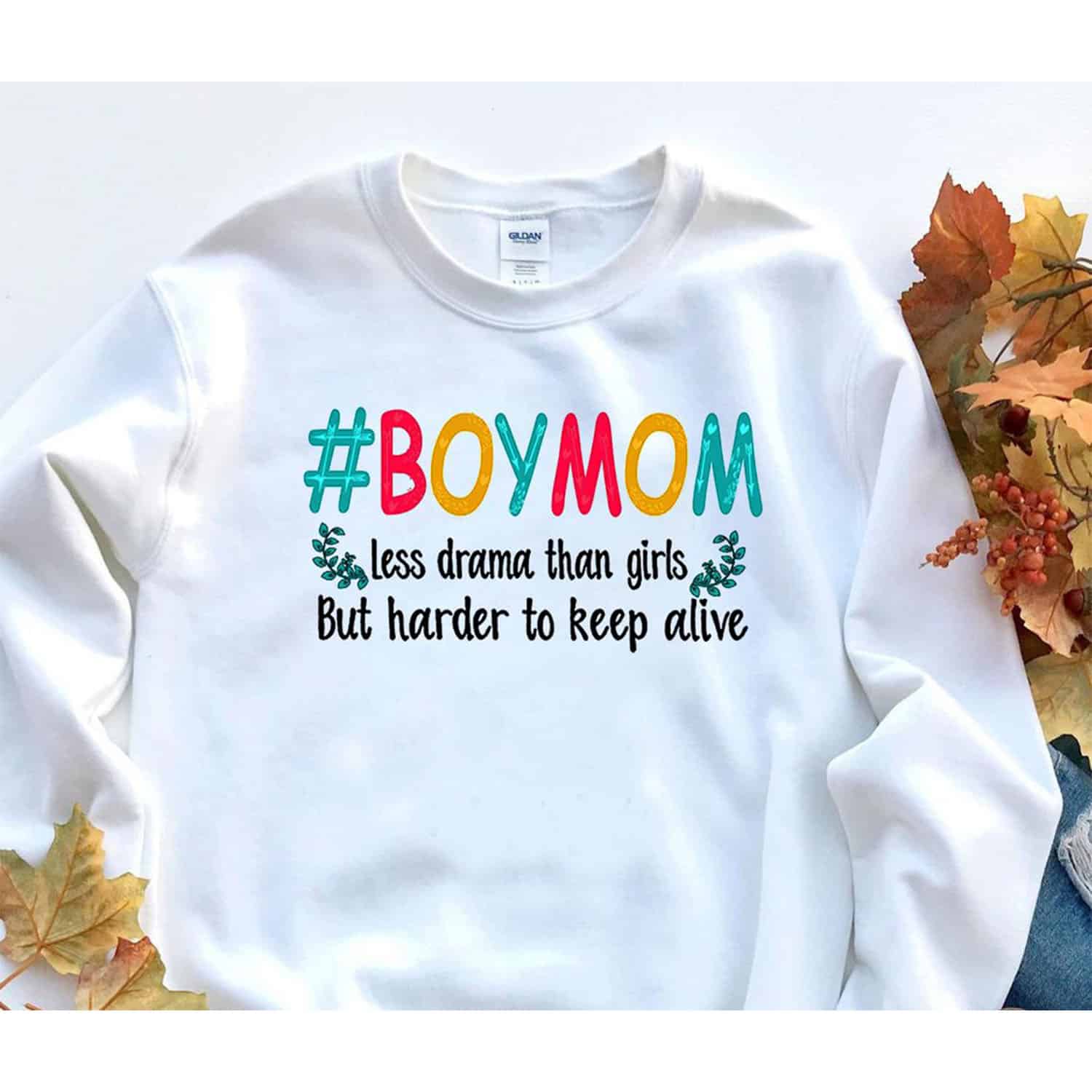 Boy Mom Sweatshirt Boy Mom Sweatshirt