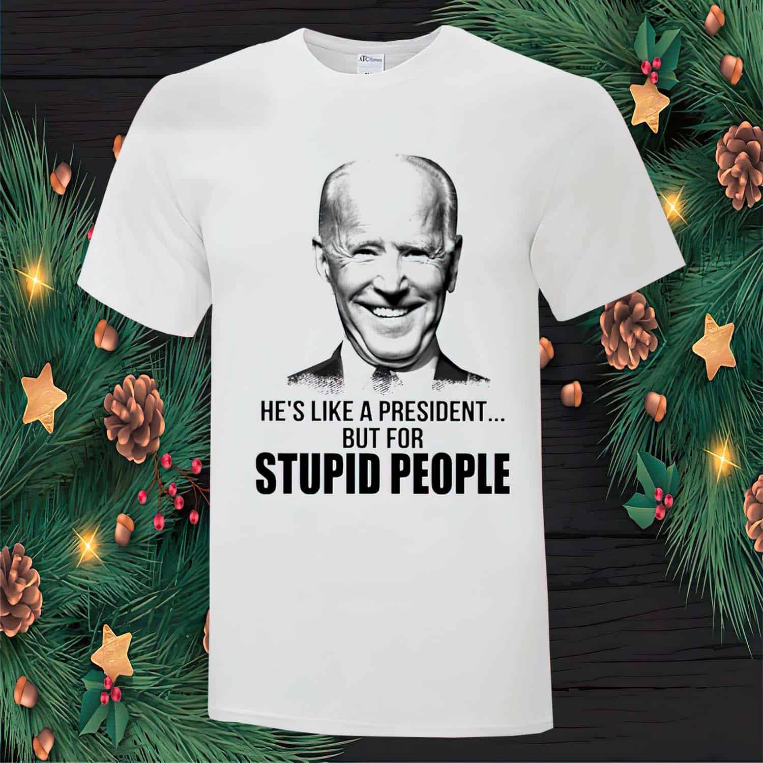 Joe Biden He’S Like A President But For Stupid People Shirt Joe Biden He’S Like A President But For Stupid People Shirt