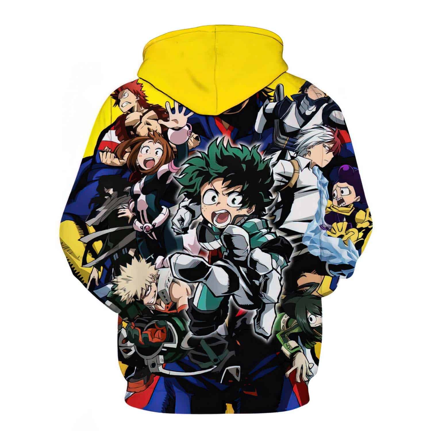 My Hero Academia 3D Over Print Hoodie My Hero Academia 3D Over Print Hoodie