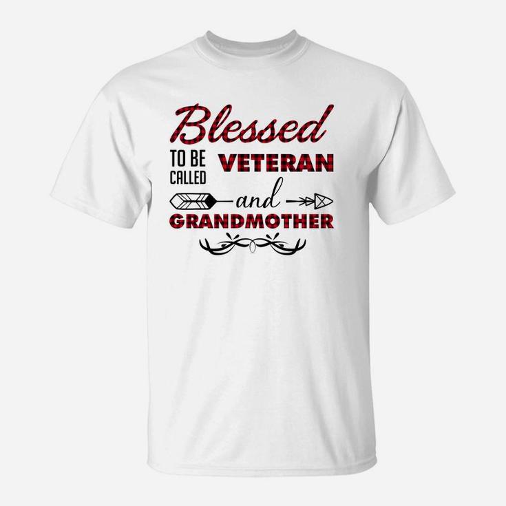 Blessed To Be Called Veteran And Grandma Shirt