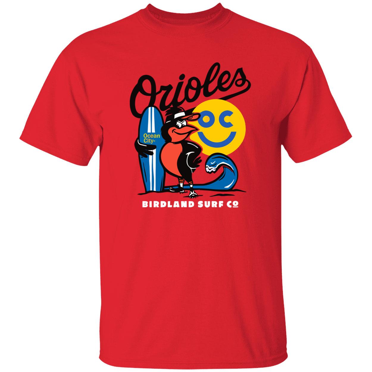 2023 Baltimore Orioles Birdland Surf Co Shirt