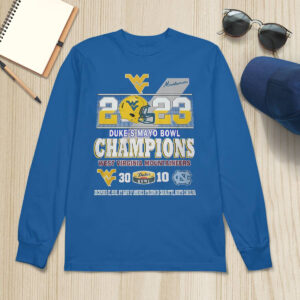 2023 Duke's Mayo Bowl Champions West Virginia Mountaineers 30 10 North Carolina Football Shirt 2 2023 Duke's Mayo Bowl Champions West Virginia Mountaineers 30 10 North Carolina Football Shirt4545