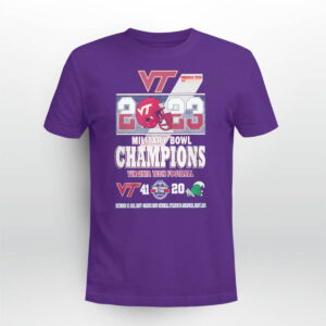 2023 Military Bowl Champions Virginia Tech Football 41 20 Tulane Football Shirt 3 2023 Military Bowl Champions Virginia Tech Football 41 20 Tulane Football Shirt