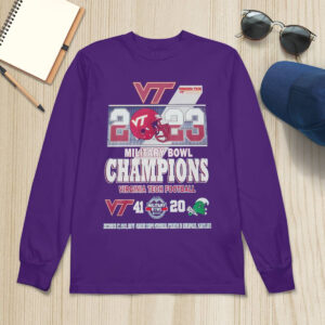 2023 Military Bowl Champions Virginia Tech Football 41 20 Tulane Football Shirt 1 2023 Military Bowl Champions Virginia Tech Football 41 20 Tulane Football Shirt