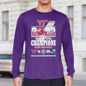 2023 Military Bowl Champions Virginia Tech Football 41 20 Tulane Football Shirt 2 2023 Military Bowl Champions Virginia Tech Football 41 20 Tulane Football Shirt