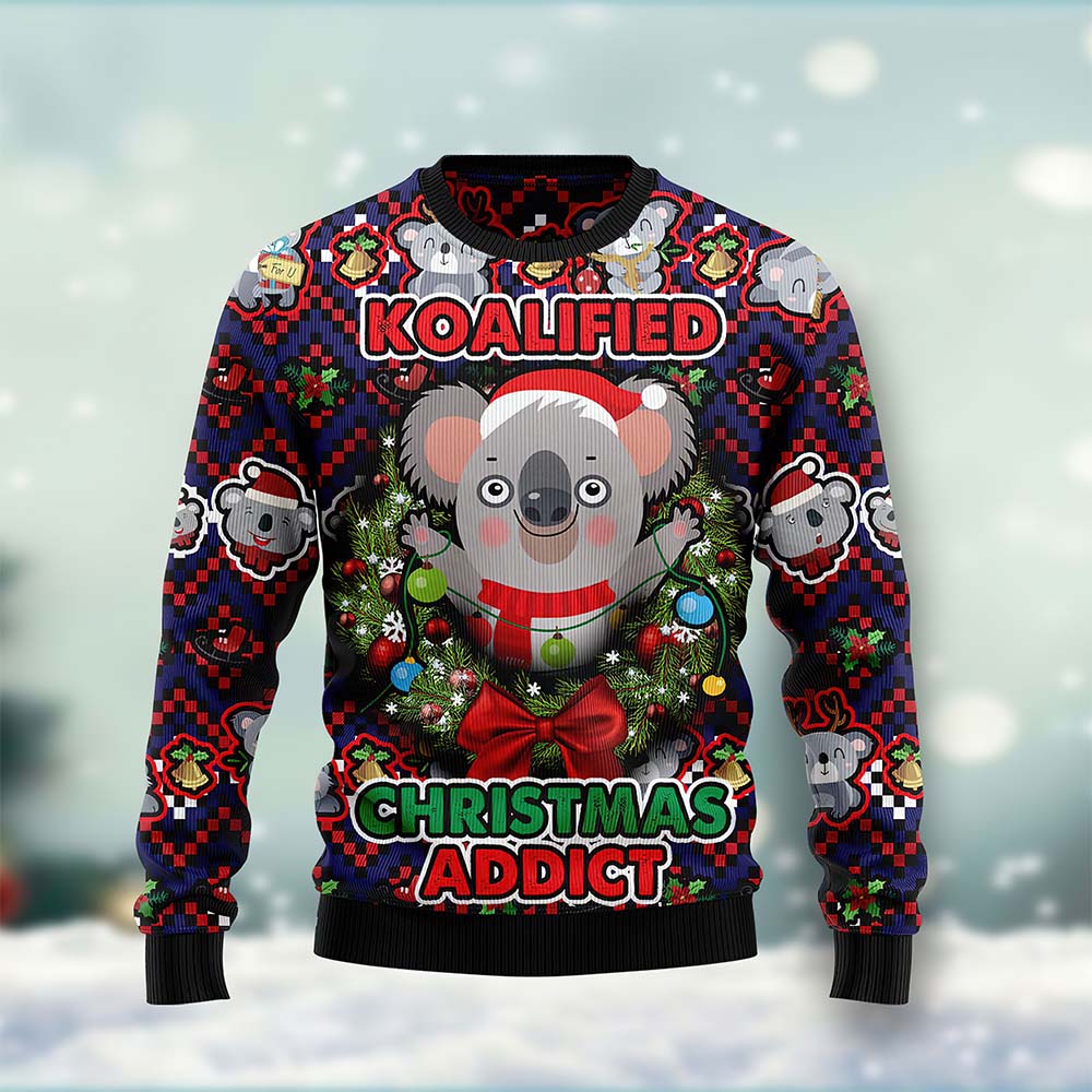 Koalified Christmas Addict Sweater Koalified Christmas Addict Sweater