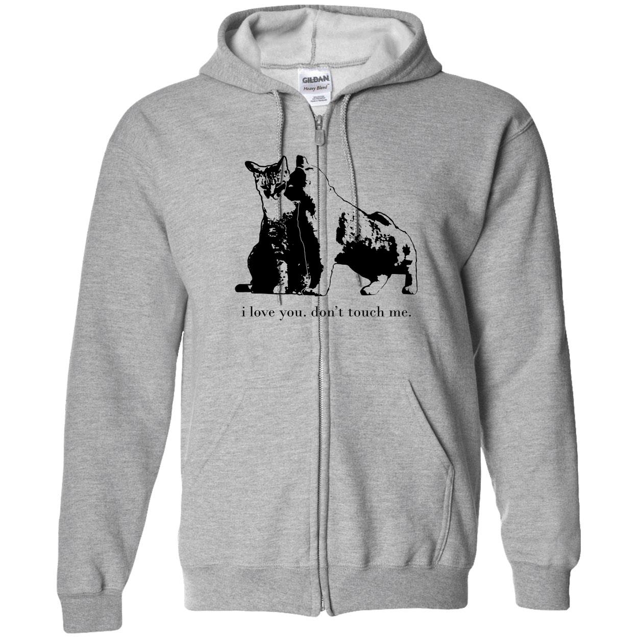 Cat I Love You Don’T Touch Me Shirt Cat I Love You Don’T Touch Me Shirt