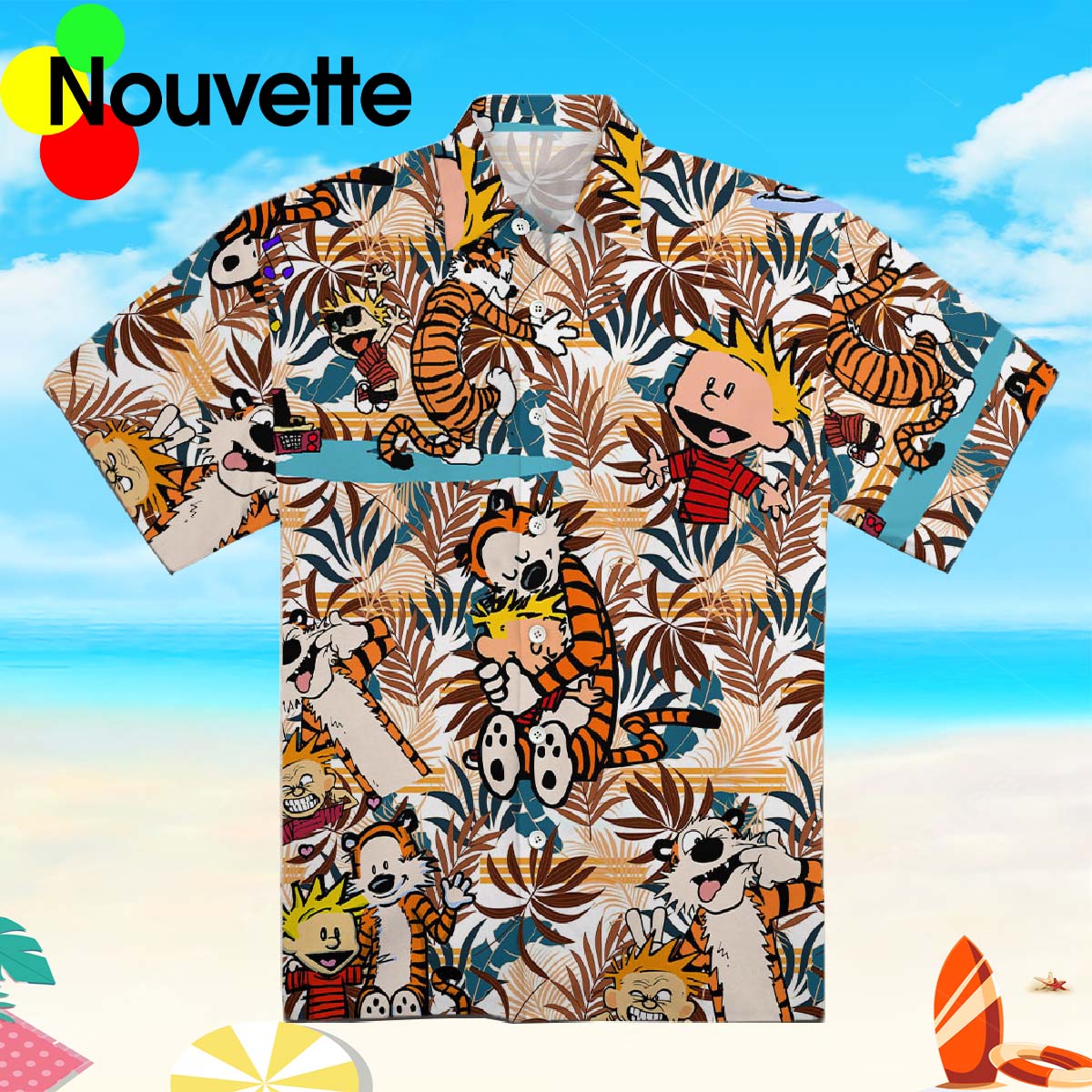 Calvin And Hobbes Summer Hawaiian Shirt