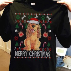 Cocker Spaniel Merry Christmas Shirt