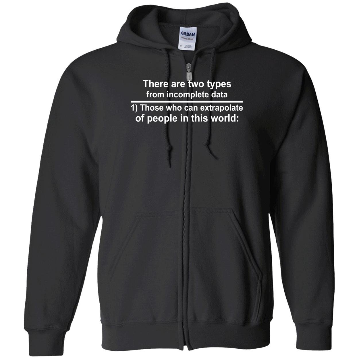 There Are Two Types From Incomplete Data Those Who Can Extrapolate Shirt There Are Two Types From Incomplete Data Those Who Can Extrapolate Shirt