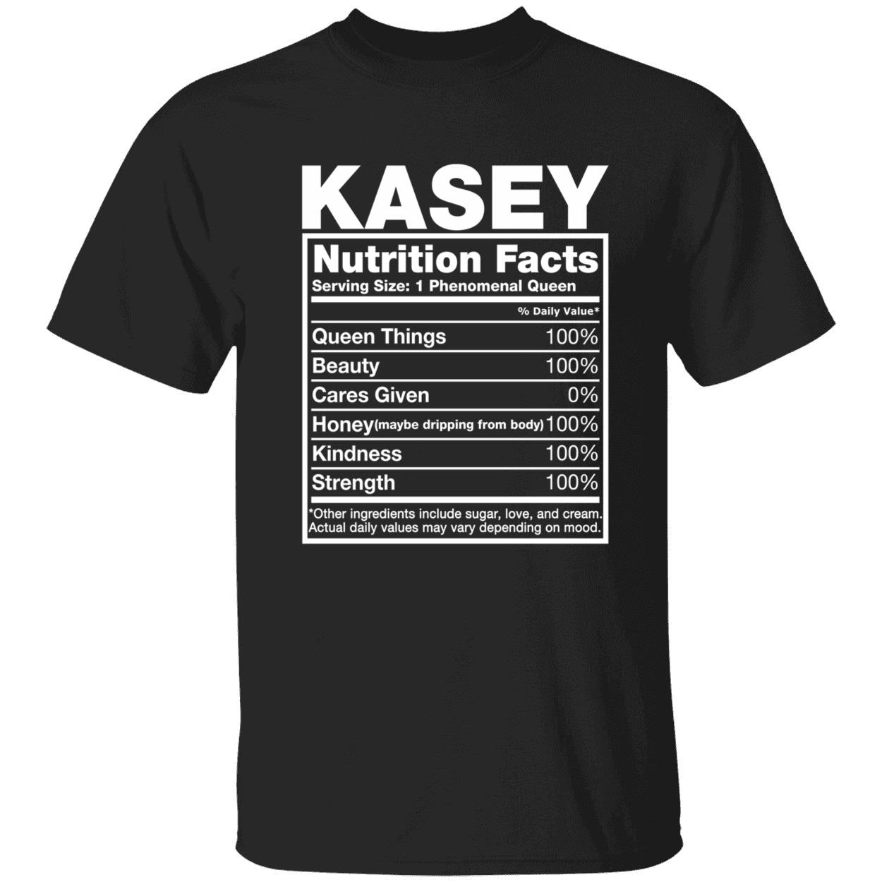 Kasey Nutrition Facts Shirt Kasey Nutrition Facts Shirt