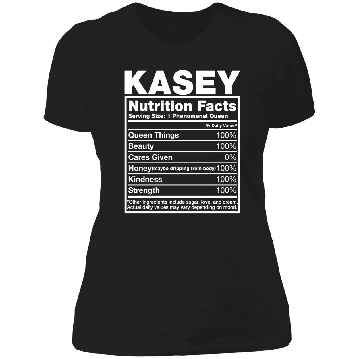 Kasey Nutrition Facts Shirt Kasey Nutrition Facts Shirt