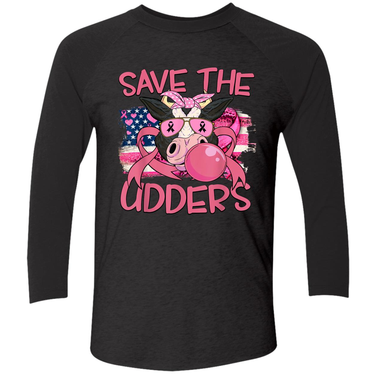 Cow Save The Udders Breast Cancer Shirt Cow Save The Udders Breast Cancer Shirt
