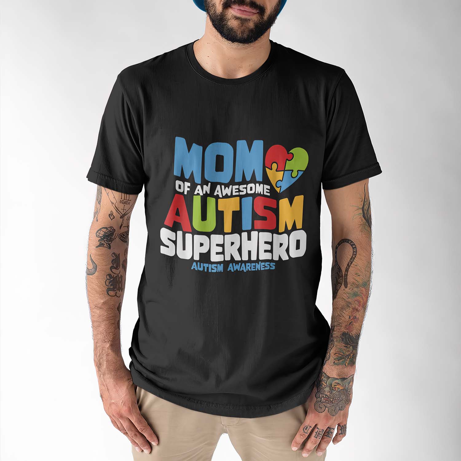 Mom Of An Awesome Autism Superhero Autism Awareness Shirt Mom Of An Awesome Autism Superhero Autism Awareness Shirt