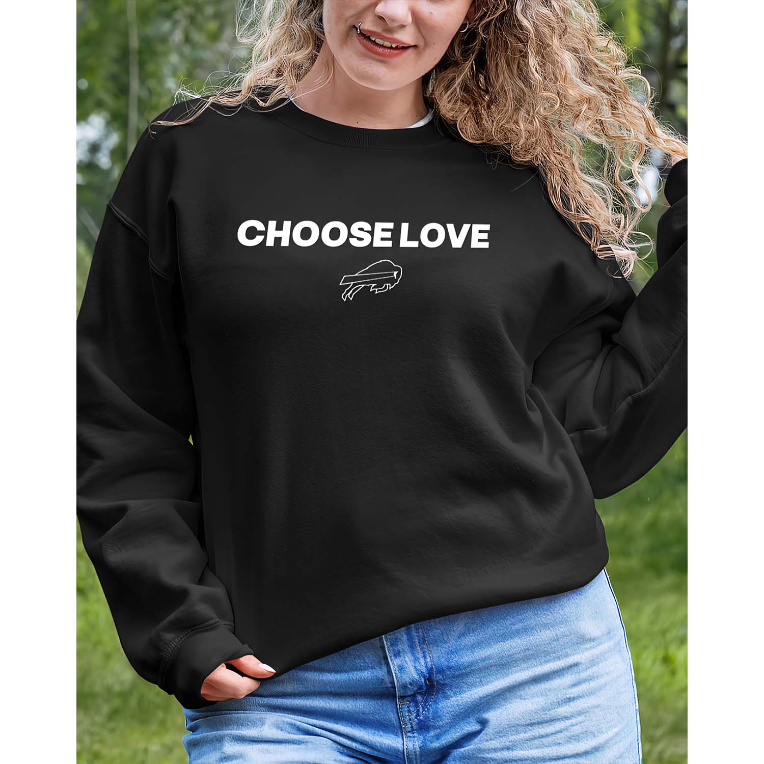 Buffalo Choose Love Sweatshirt Buffalo Choose Love Sweatshirt