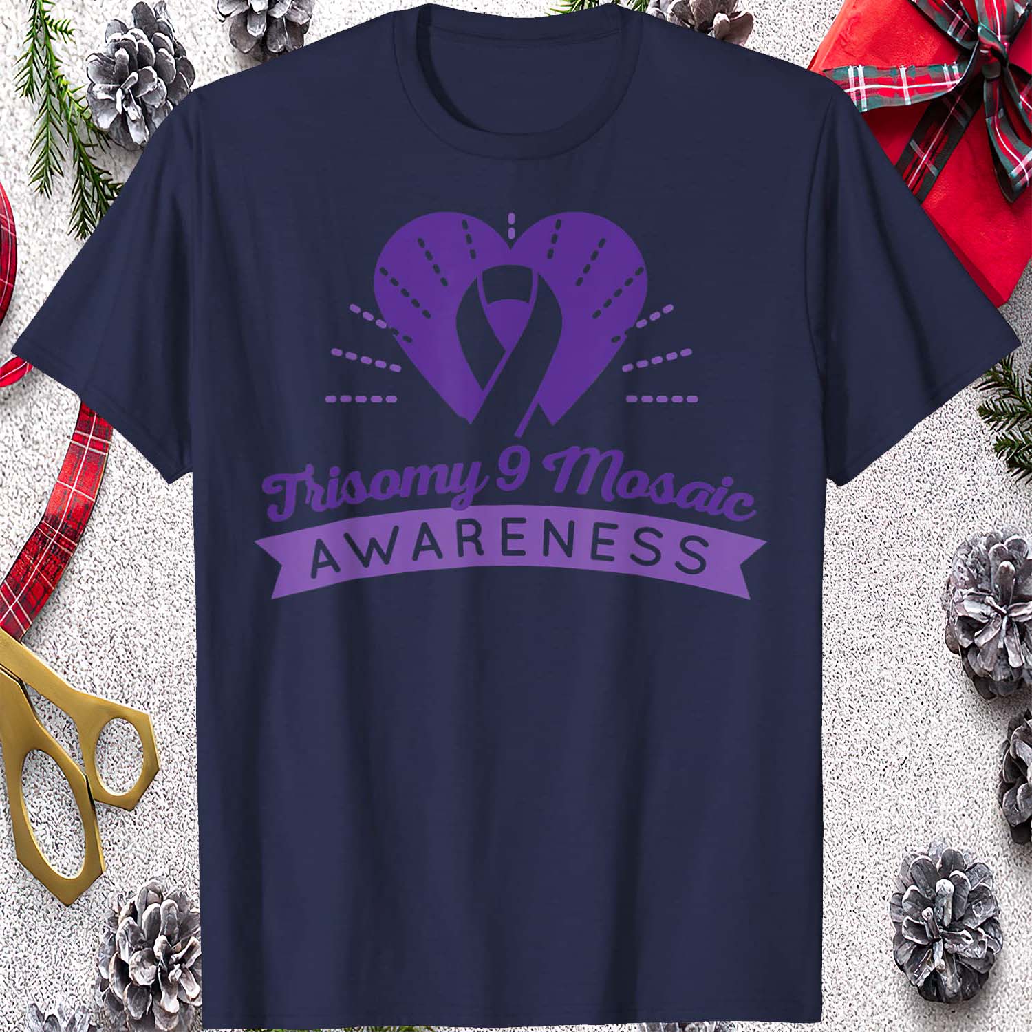 Trisomy 9 Awareness Rainbow Purple Shirt Trisomy 9 Awareness Rainbow Purple Shirt