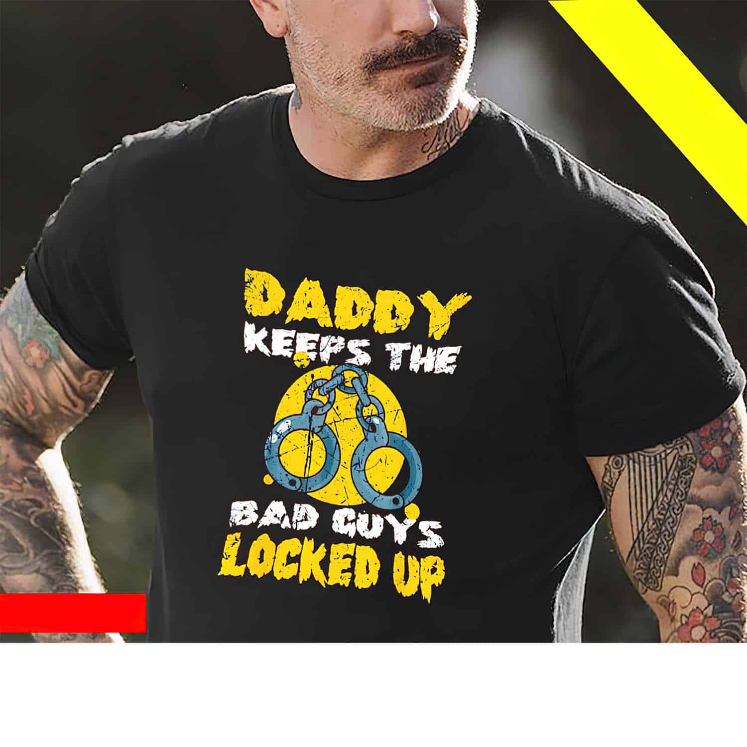 Daddy Keeps The Bad Guys Locked Up Shirt Daddy Keeps The Bad Guys Locked Up Shirt
