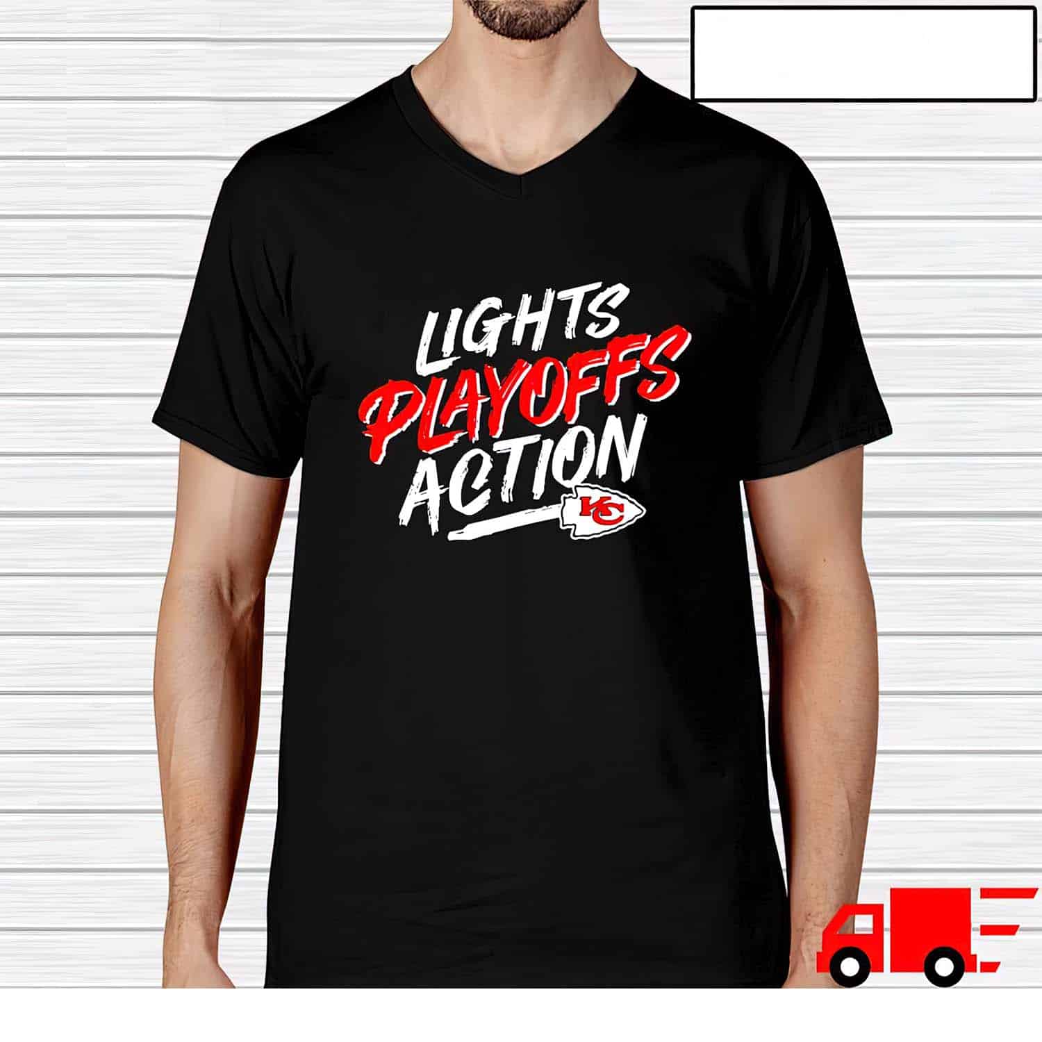 Chiefs Lights Playoffs Action Shirt Chiefs Lights Playoffs Action Shirt
