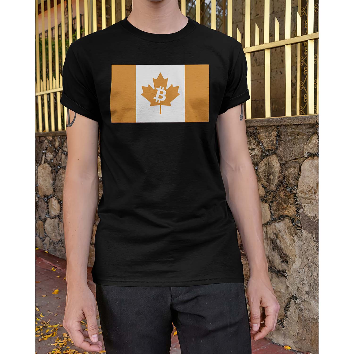 Bitcoin Canada Orange Shirt Bitcoin Canada Orange Shirt