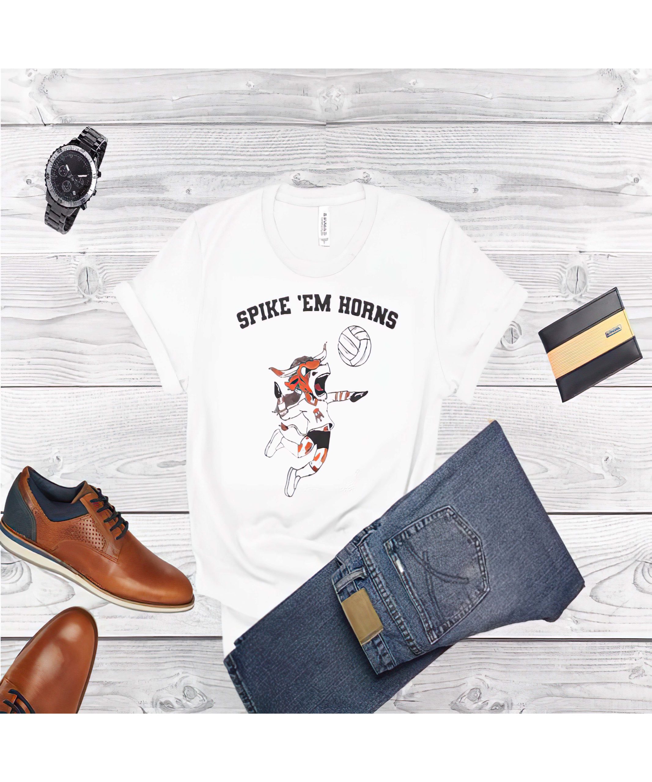 Spike Em Horns Shirt Spike Em Horns Shirt