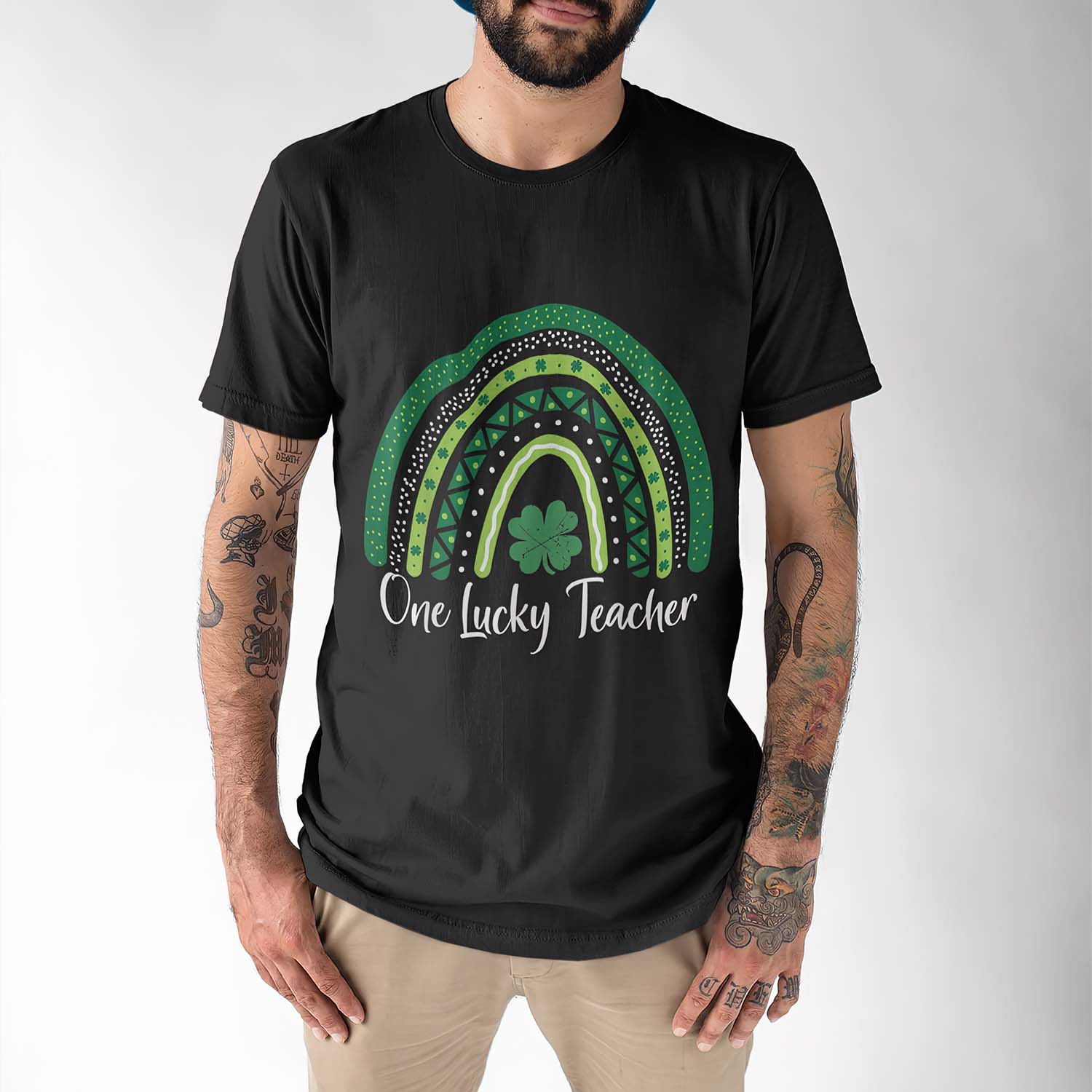 One Lucky Teacher Rainbow St Patrick Day Shirt One Lucky Teacher Rainbow St Patrick Day Shirt
