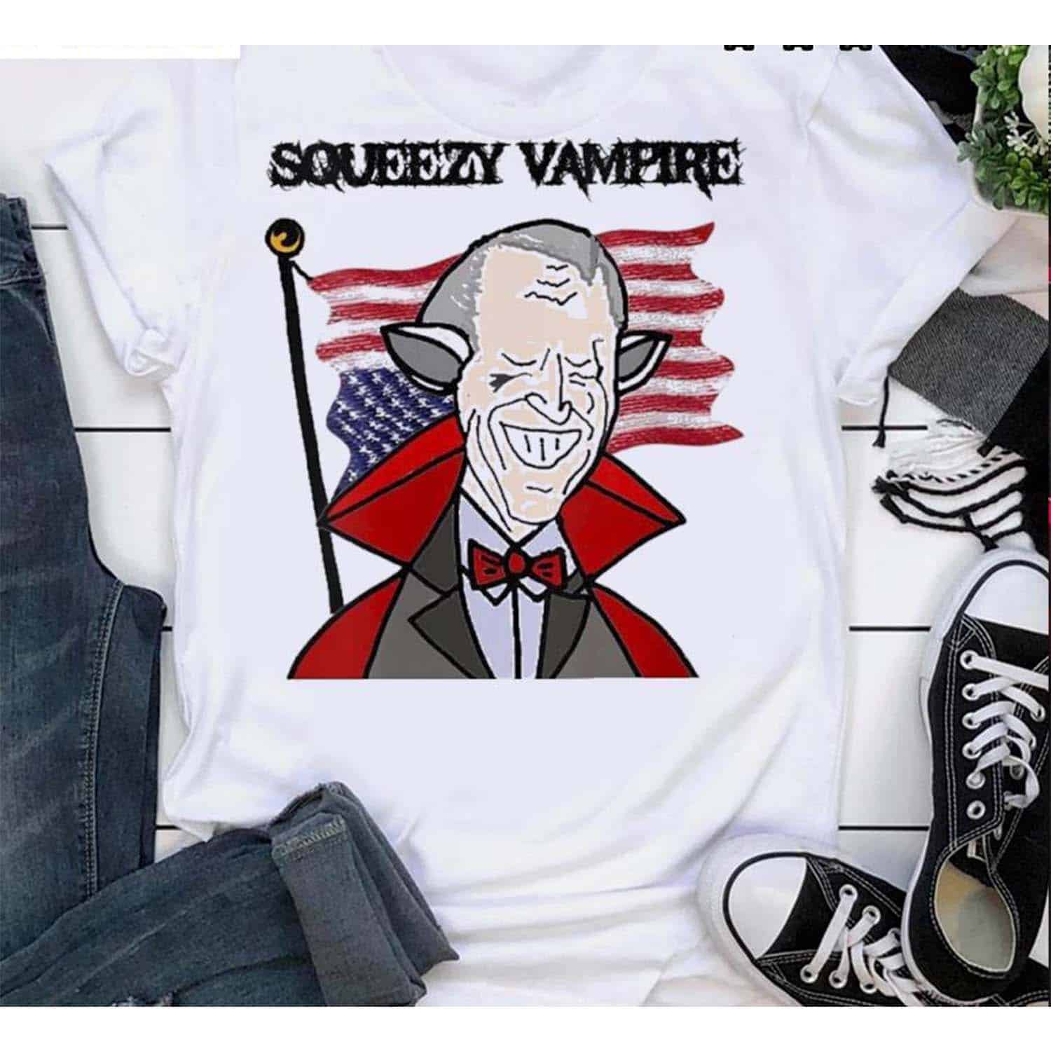 Biden Squeezy Vampire Shirt Biden Squeezy Vampire Shirt